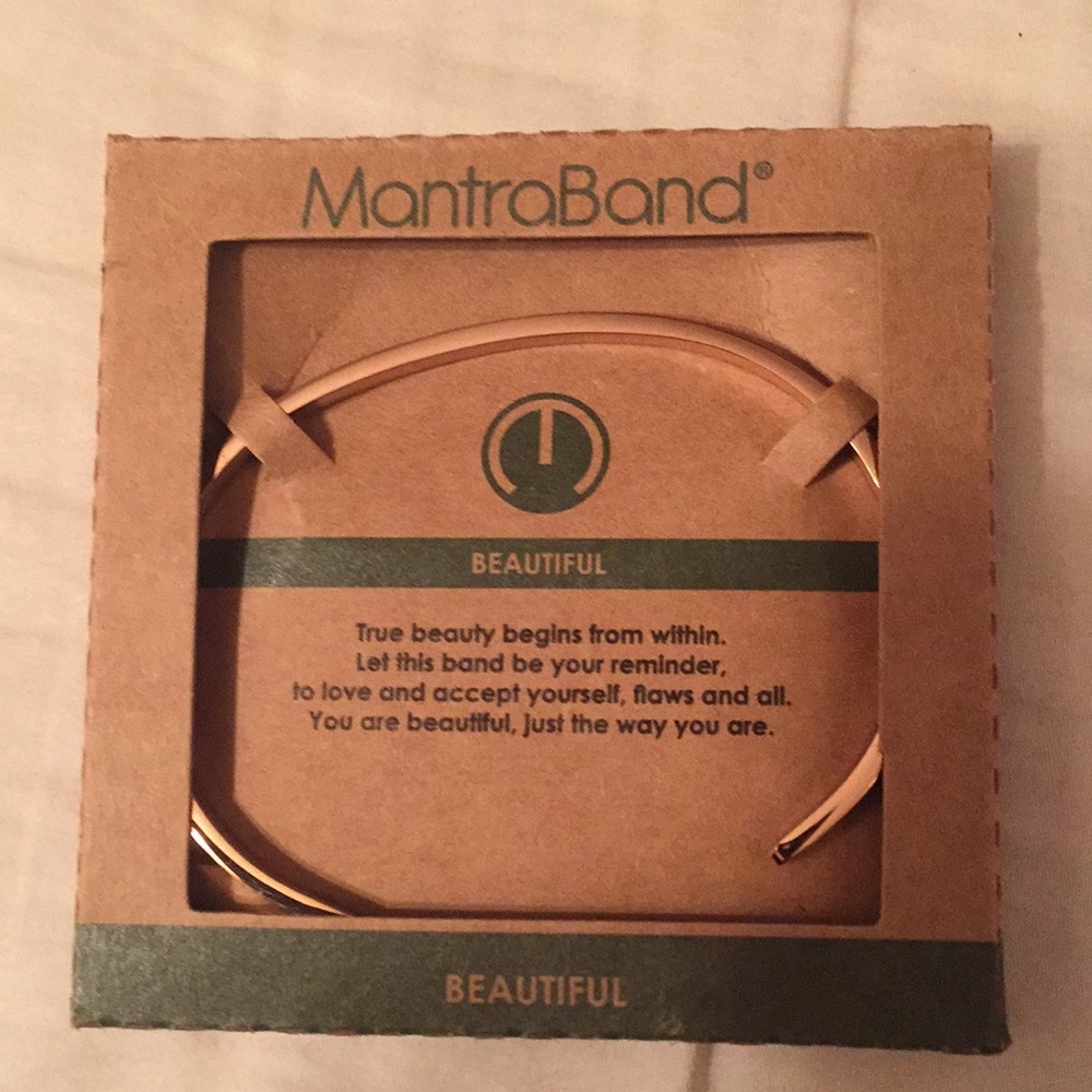 MantraBand “Beautiful” Rose Gold Bracelet